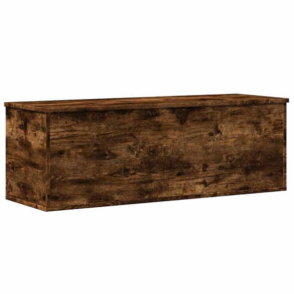 vidaXL kommode, røget eg, 102x35x35cm, træbaseret materiale