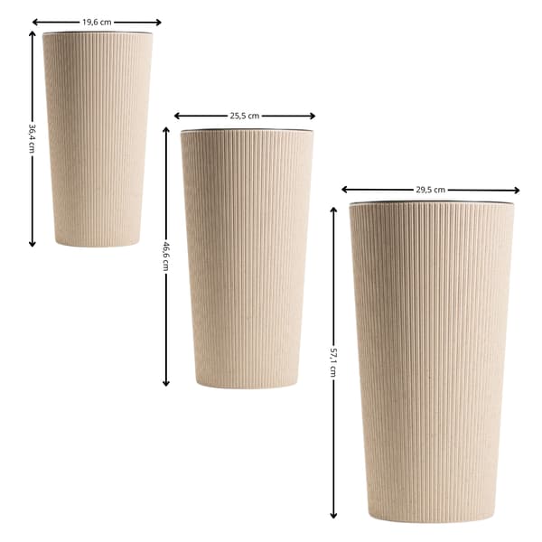 URBANIKA kaffe latte urtepottesæt, 3 dele