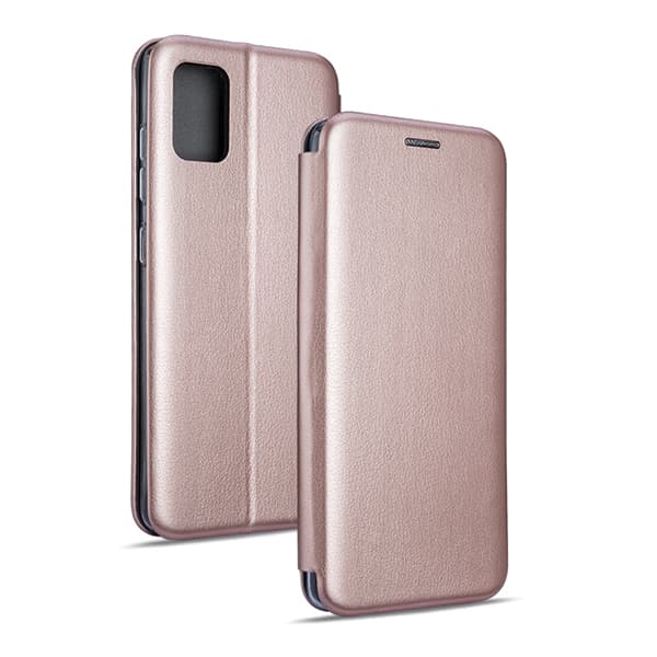 Beline Book Magnetisk Etui til Galaxy A20s Rosaguld