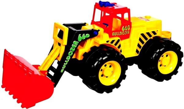 Bulldozer gravemaskine