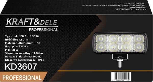 Arbetslampa 25W 1200lm KD3607