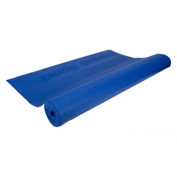 Powerstretch Aqua-Sport Pro yogamåtte, blå PVC