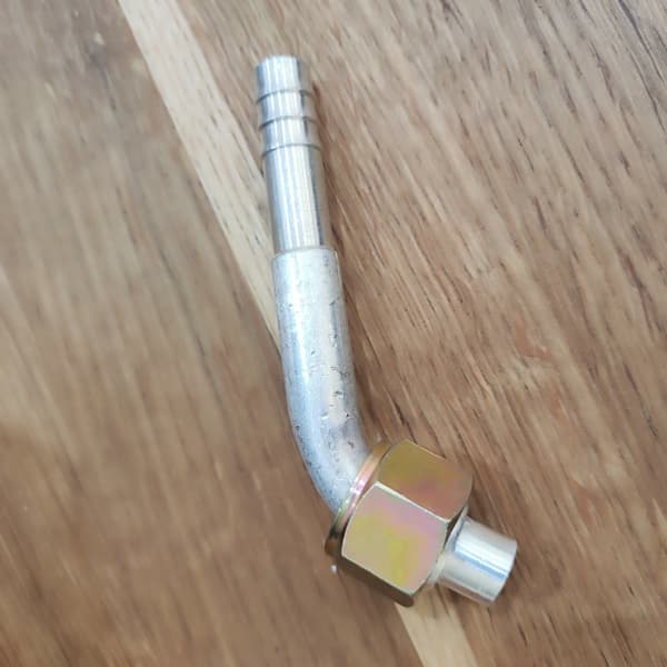 Koppling för luftkonditioneringsslangar ANGLE 45 G10 aluminium