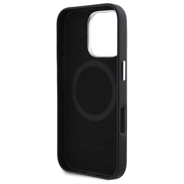 BMW M Smooth Full Wrapped Metal MagSafe-cover til iPhone 16 Pro Max, sort