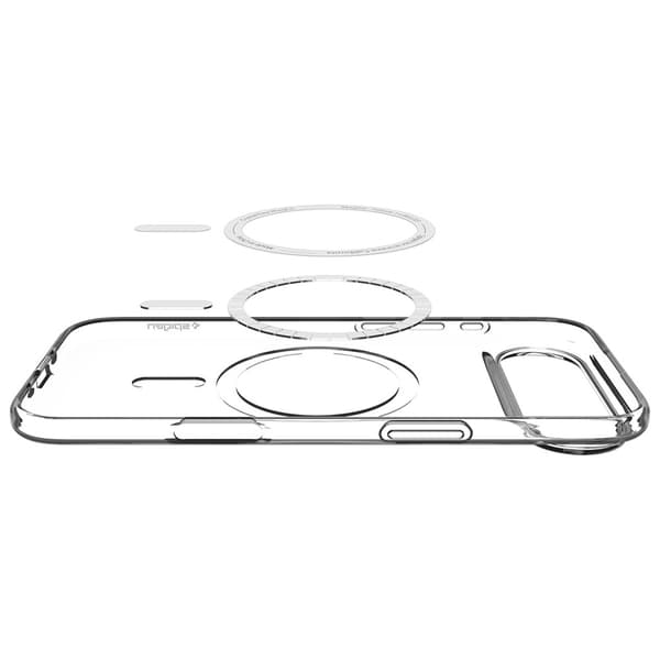 Spigen Liquid Crystal MAG MagSafe-etui til iPhone Air, hvid
