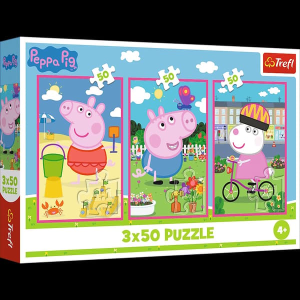 PALAPELI 3X50 YSTÄVYYDEN VOIMA PEPPA PIG 34877