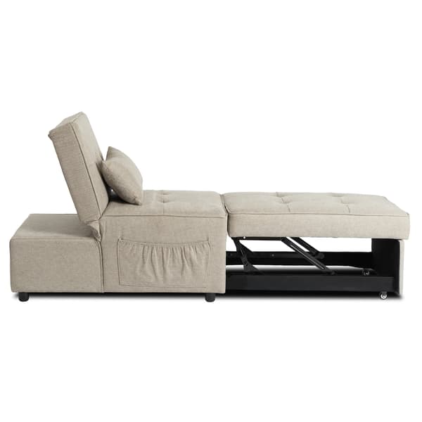 IBERIS Lænestol 67 cm Beige Polstret Moderne