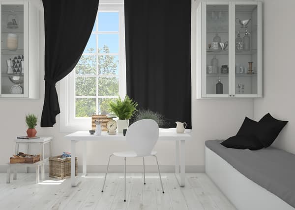 Gardin på tape farve 9900