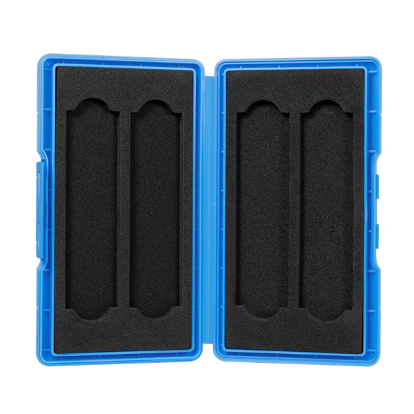 LogiLink Skyddsfodral för 4 M.2 SSD-diskar, Stötsäker, Blå