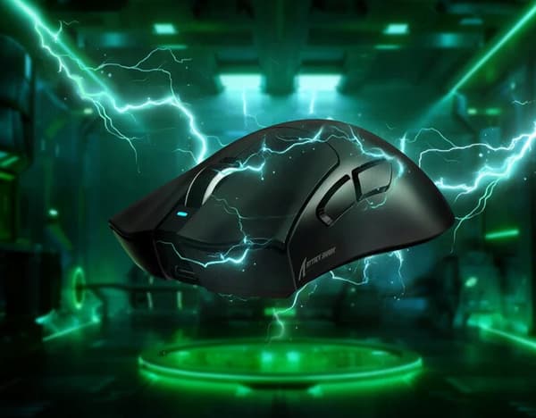 Attack Shark V3 Trådløs Optisk Gamingmus Sort 25000 DPI