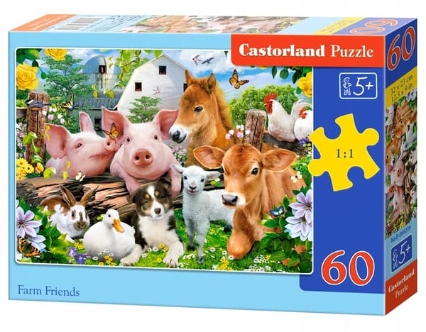 Pussel 60 bitar Bondgårdsvänner B-066209