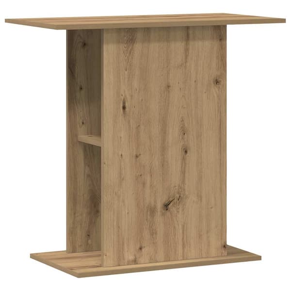 vidaXL akvarieskab, håndlavet egetræ, 36x75x72,5 cm