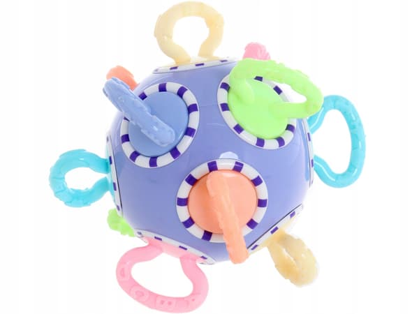 Askato Sensorisk Boll Bitring Skallra Twist Boll Syn Beröring