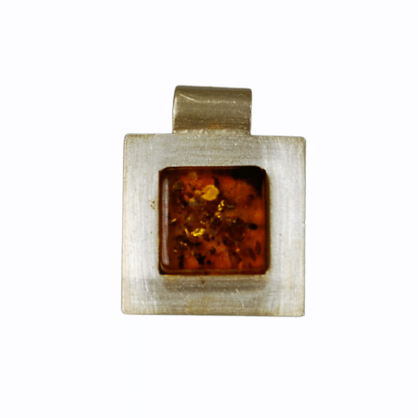 Cognac rav vedhæng - Baltic Amber Smykker