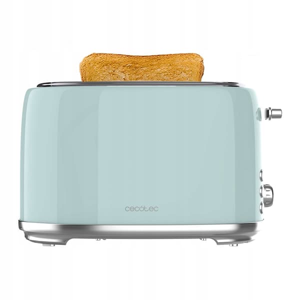 Cecotec Toast&Taste 1000 Retro Dobbelt Blå brødrister