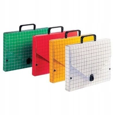BLÅ MØDETASKE MED HÅNDTASK 4 CM 0035