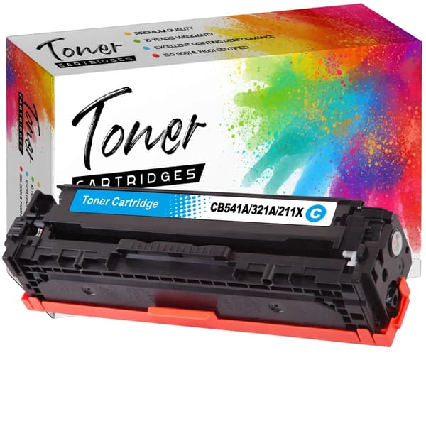 Toner til HP CB541A/CE321A/CF211X Cyan GP