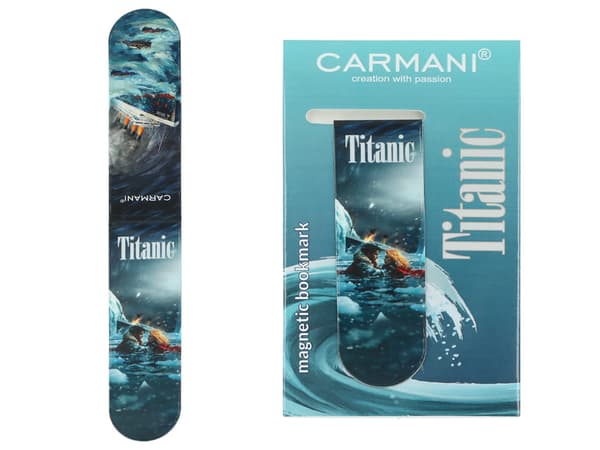 Carmani, magnetisk bogmærke - titanic