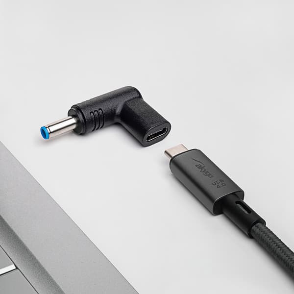USB-C / 4,5x3,0 mm adapter til HP ASUS AK-ND-C09 Power Delivery 100W bærbar computer