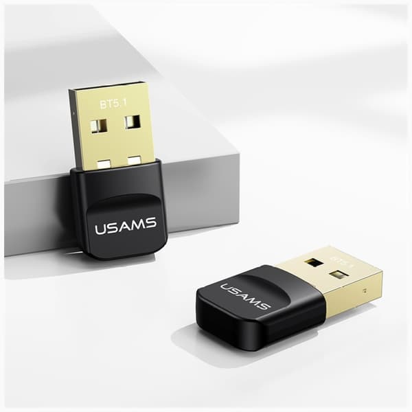 USAMS ZB321 5.1 USB Bluetooth-adapter svart