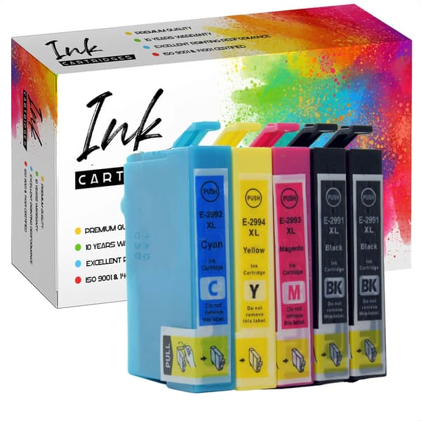 5x blækpatroner til Epson GP-E2996CMYKK