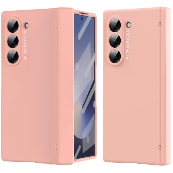 Etui til Samsung Galaxy Z Fold6 5G, med glas, pink
