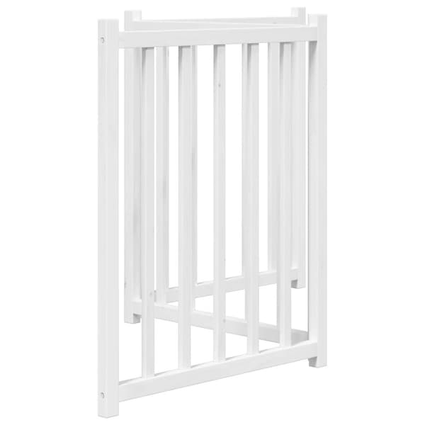 vidaXL Hopfällbar säkerhetsgrind för hundar, 3 paneler, 150 cm