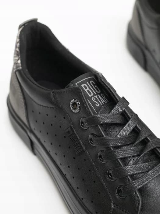 Big Star damesneakers sorte JJ274538 klassiske sneakers