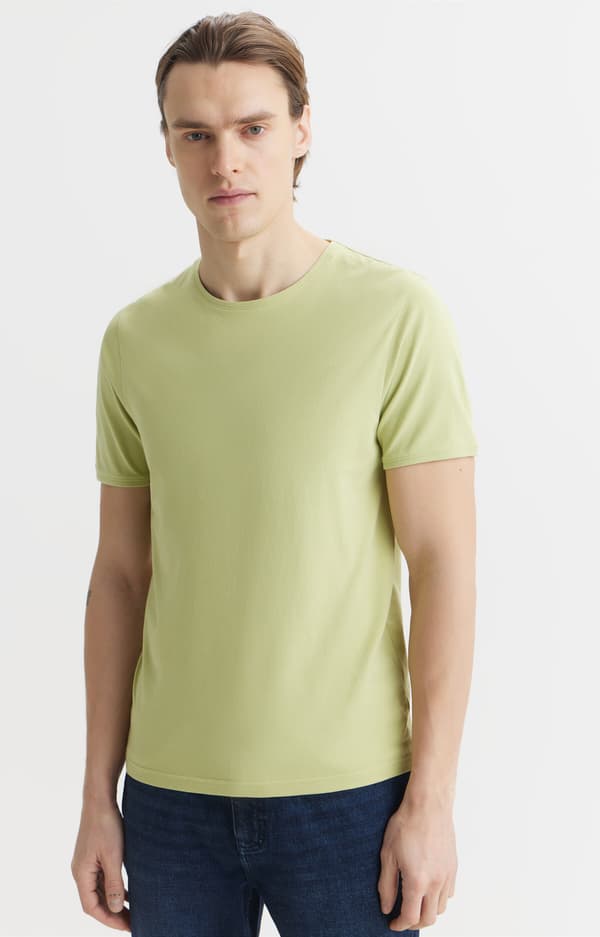 Ensfarvet t-shirt XXL