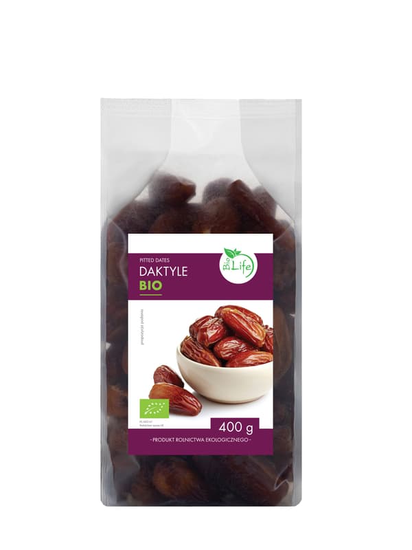 Ekologiska dadlar 400g