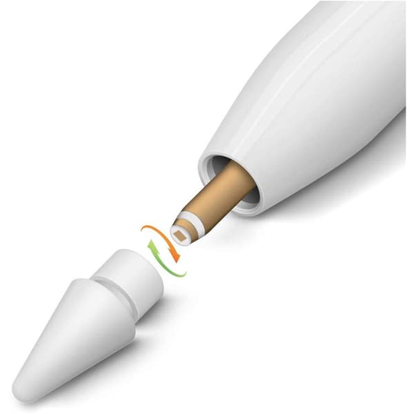Apple Pencil 1/2 spets (2-pack) - Vit