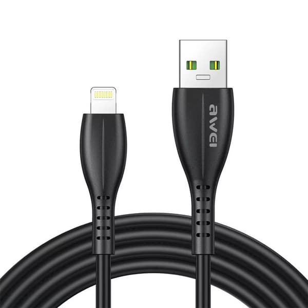 AWEI CL-115L USB til Lightning-kabel, sort