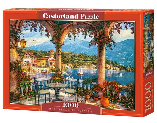 Puzzle 1000 Välimeren veranta