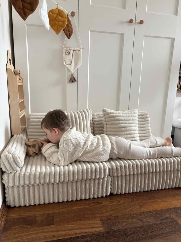 Lille hjul til Waffle Sofa, Beige