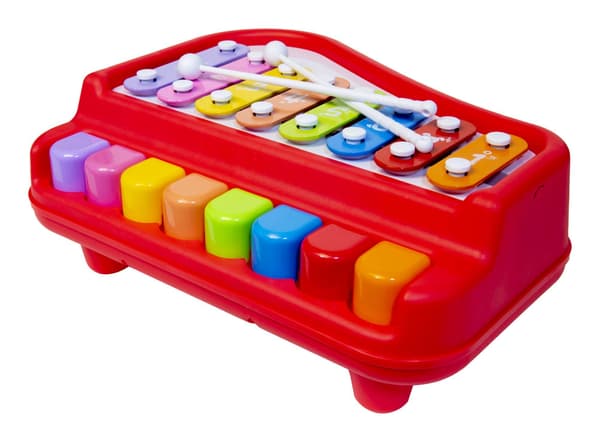 Pedagogisk orgel, röda cymbaler