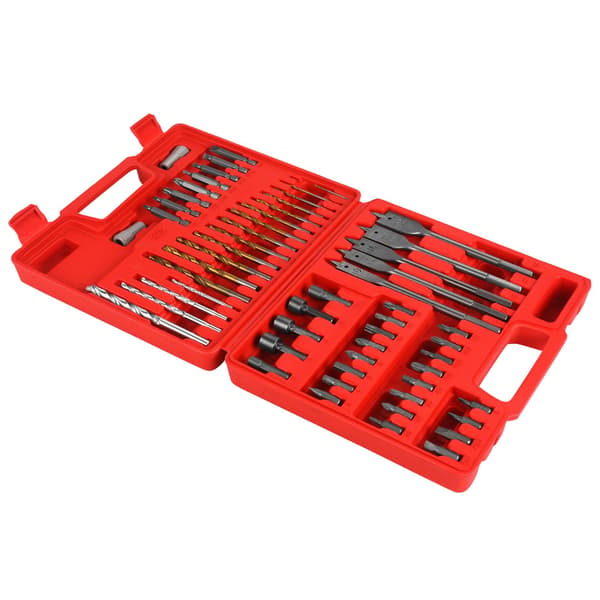 Sats med borrar, bits, hylsor 57 delar KD11272