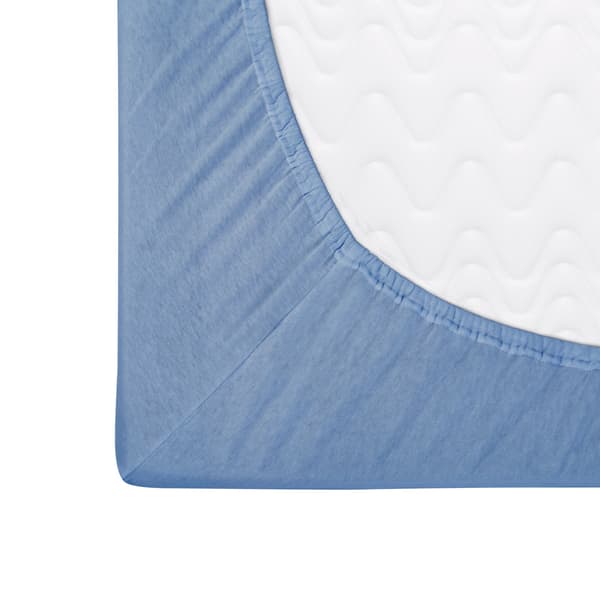 Bomullslakan 70x140 jersey 100% BOMULL blå