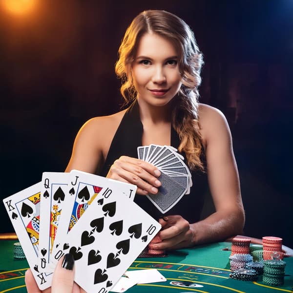 [pack][5] Texas Pokerset 300 marker 2 kortlekar 5 tärningar U525N