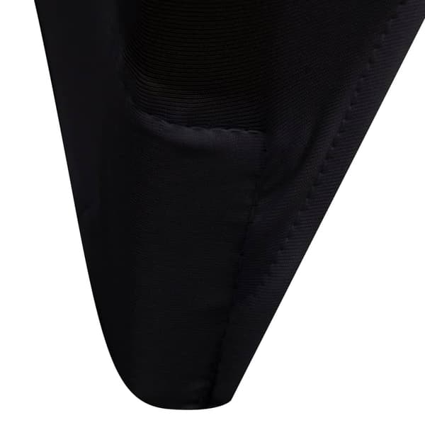 vidaXL Elastiska stolsöverdrag, svarta, 30 st