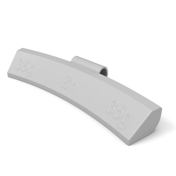 ZINKKLIPPEDE LODER TIL ALUMINIUMSFÆLGE ALU-LODER 35G 50 STK.