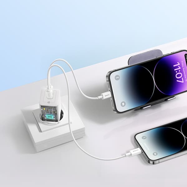 GaN5 Pro 40W USB-C Väggladdare - Vit