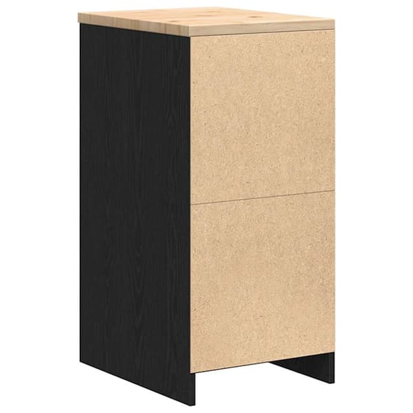 vidaXL garageskab sort 40x51x85 cm