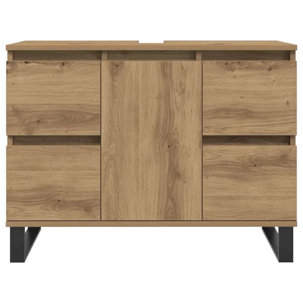 vidaXL håndvaskskab Artisan eg 80x33x60 cm