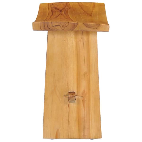 vidaXL Pall massiv teak