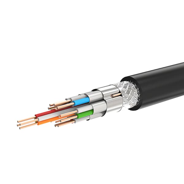 Micro HDMI - HDMI 4K 60Hz 3m musta kaapeli