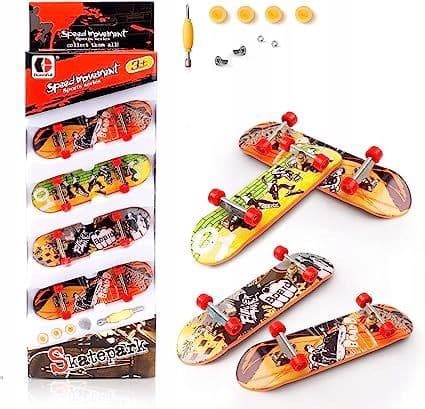 Gribebræt Mini Skateboard Sæt med 4 MOMSIV