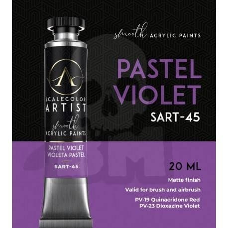 Sart-45 Skala Farvekunst Pastel Violet
