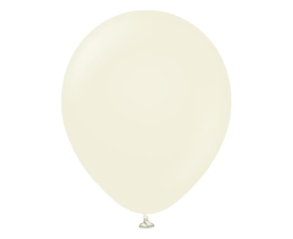 Retro hvide sandballoner 25 stk.