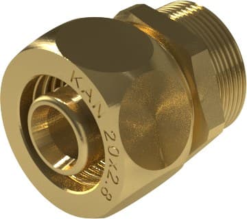 UltraLINE messingforskruning GZ - 16 G1/2"