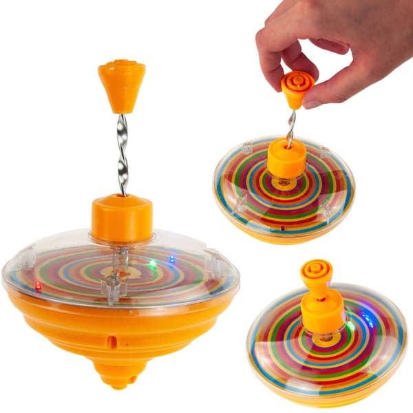 TG67317 TRADITIONEL SPINNER SPINNER FARVERIG LED-LYS TIL GAVE